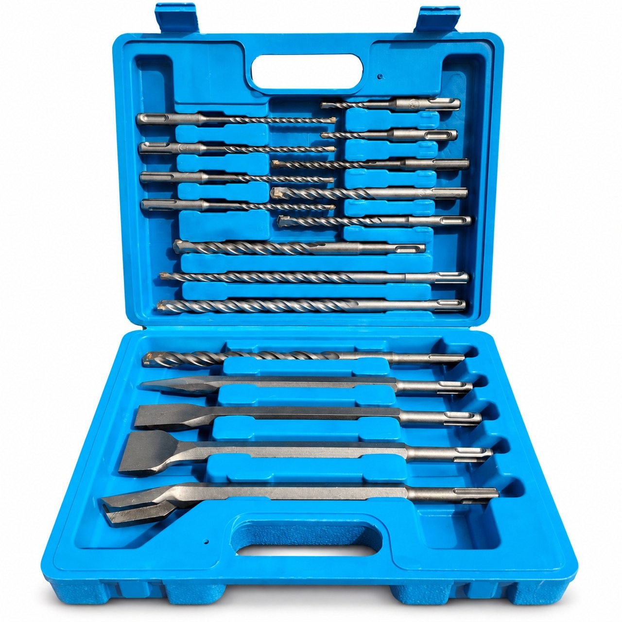 Juego / Kit Brocas Y Cinceles SDS PLUS 18 Piezas