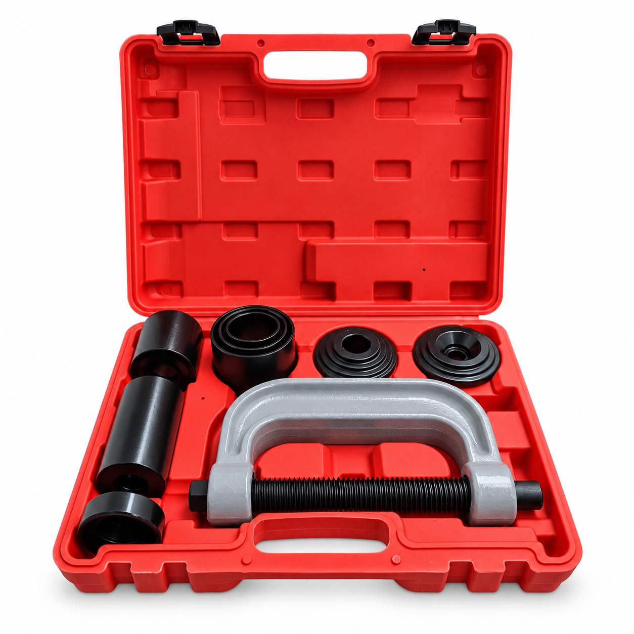 Juego / Kit Extractor Rótulas Tipo Prensa Chico Incluye Estuche 9 Piezas