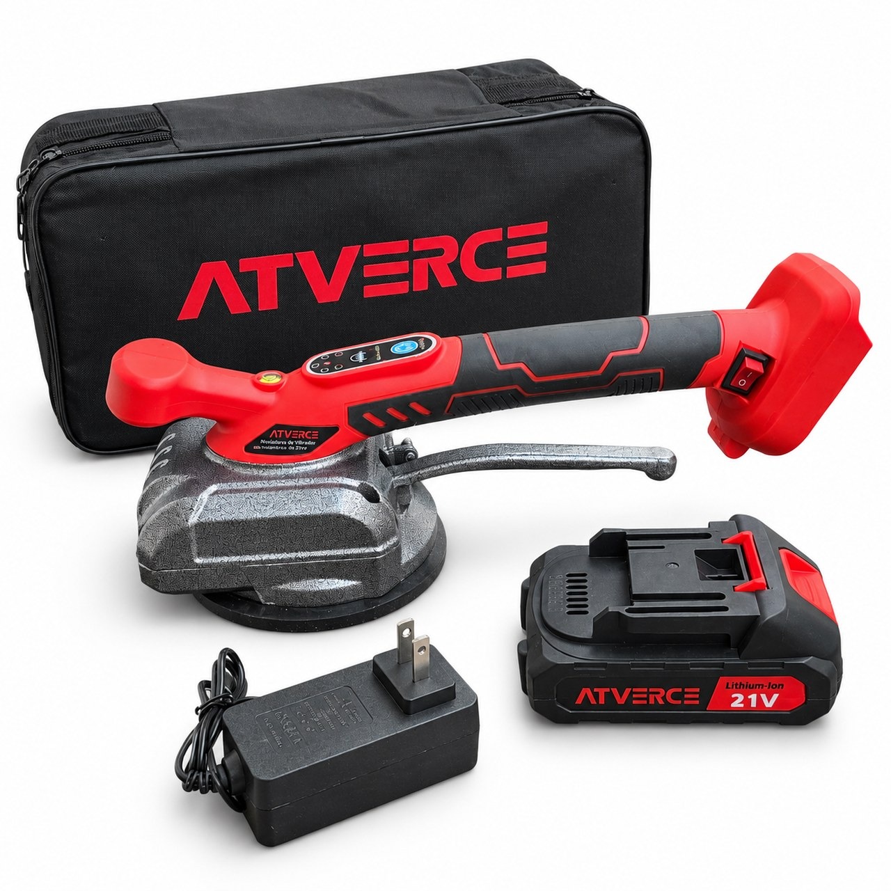Vibrador Para Azulejos Inalámbrico Incluye 1 Batería 21V 2 Ah