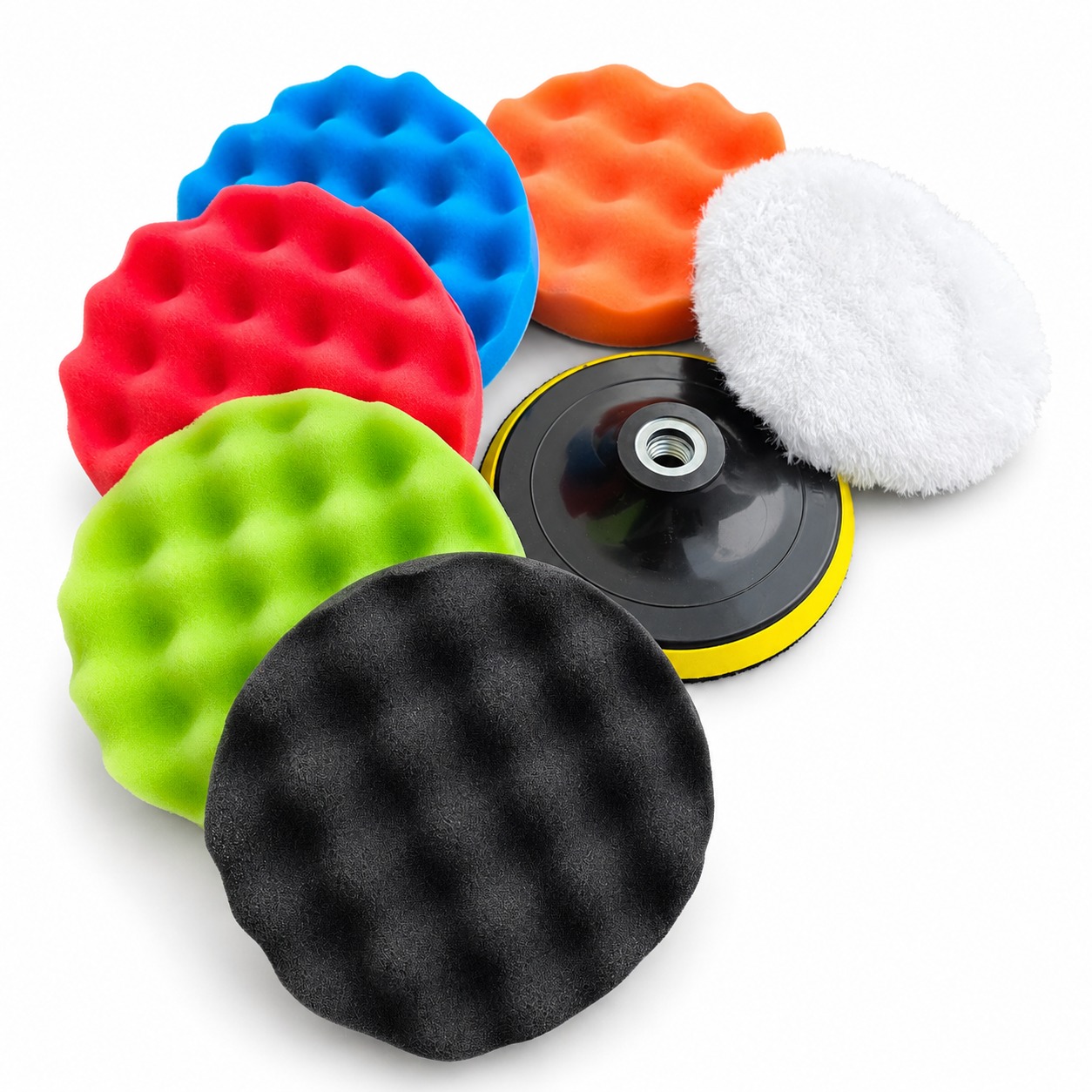 Juego / Kit Esponjas Para Pulidora 5 Pulgadas