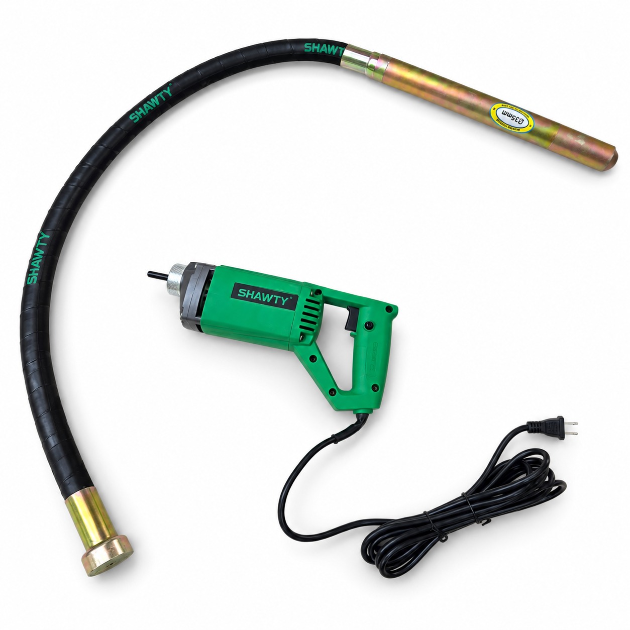 Vibrador Para Concreto Eléctrico 1300W Con Chicote 2.3 Metros