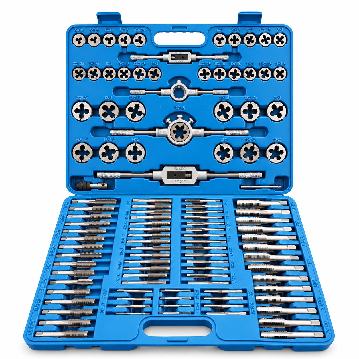 Juego / Kit Machuelos Terrajas Milimétricas Estándar 110 Piezas
