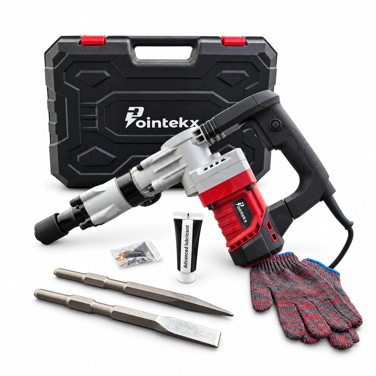 Martillo Demoledor Eléctrico 18J 2400W 3.2 HP