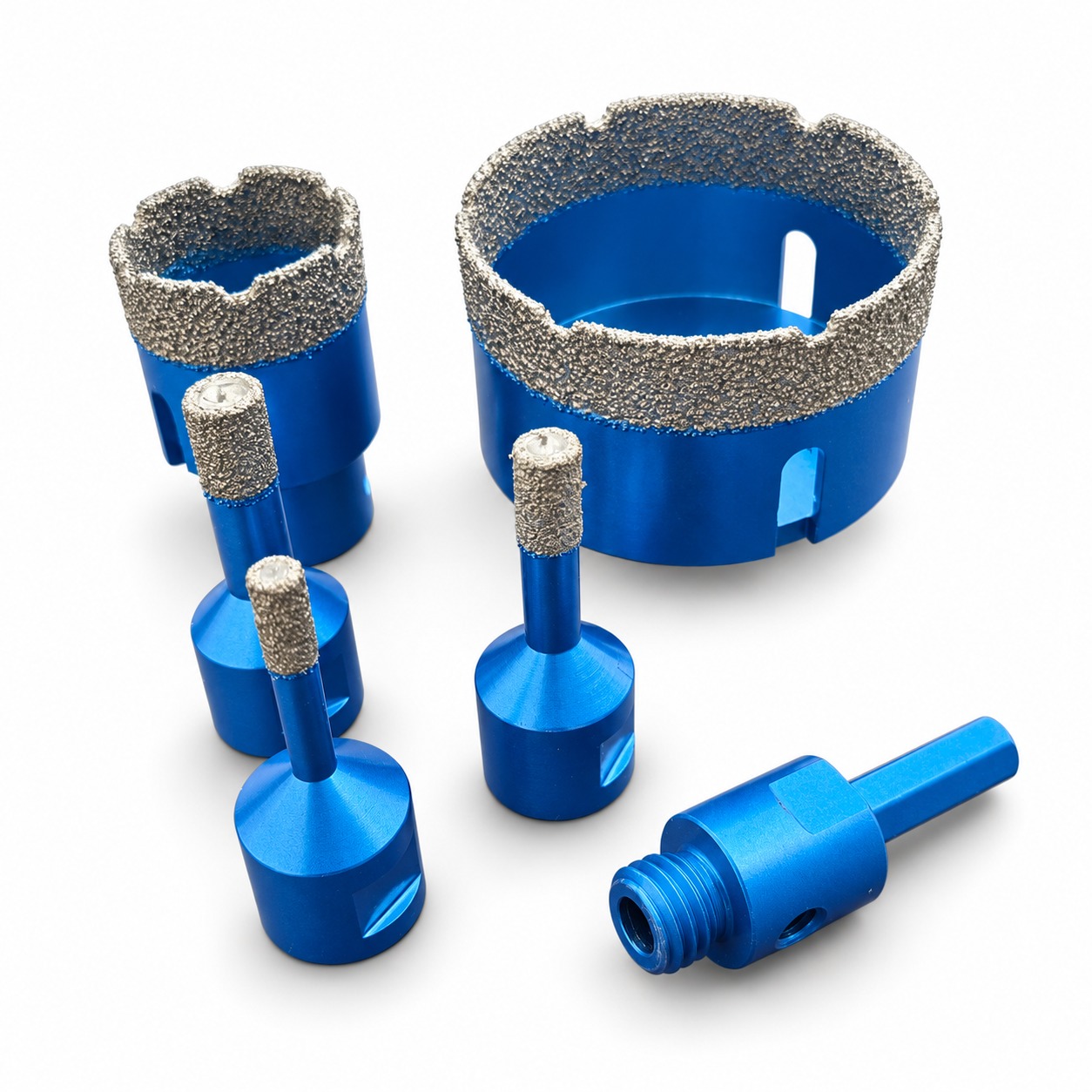 Brocas Diamantadas 5 Piezas Uso Rudo