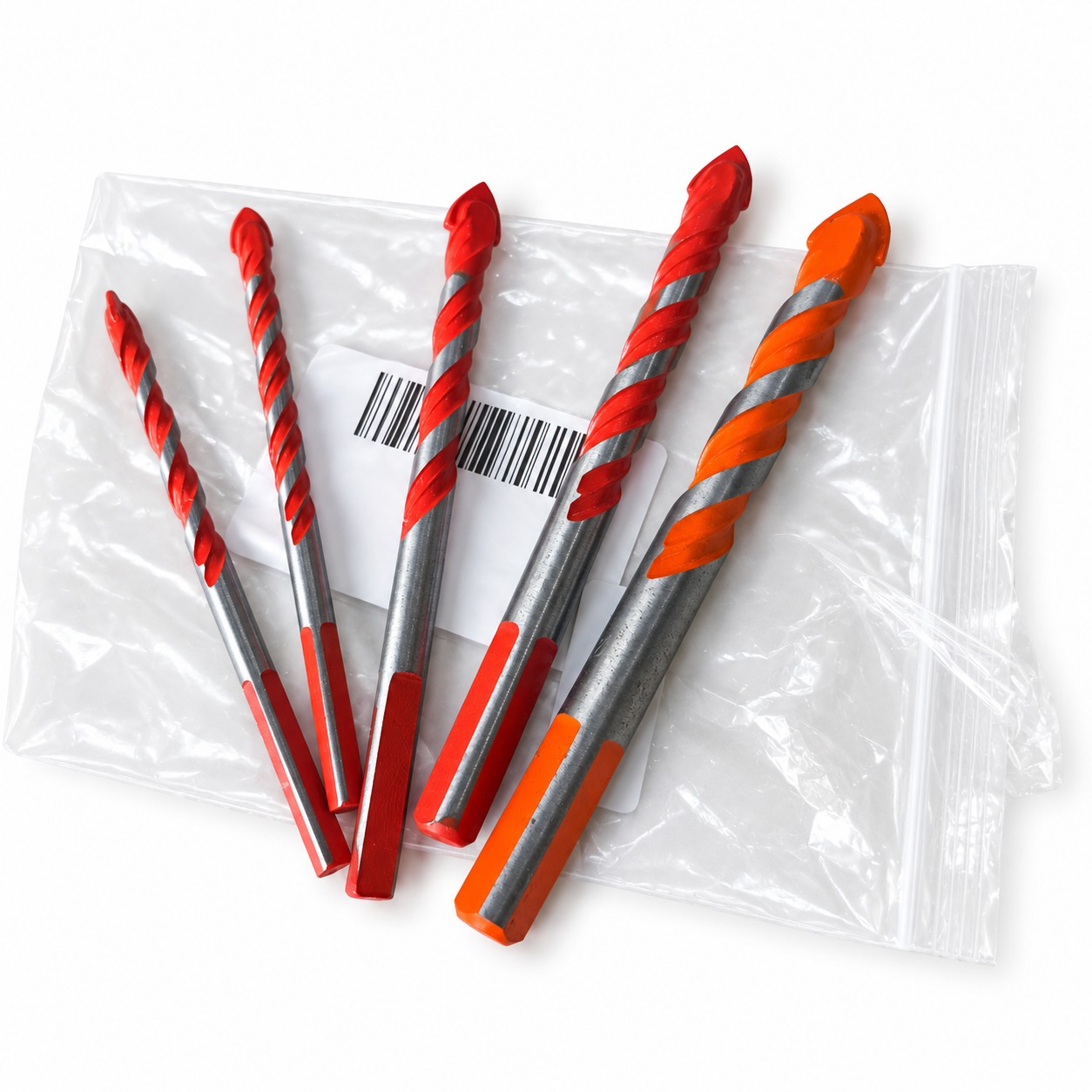 Brocas Multimaterial Concreto Vidrio 5 Piezas