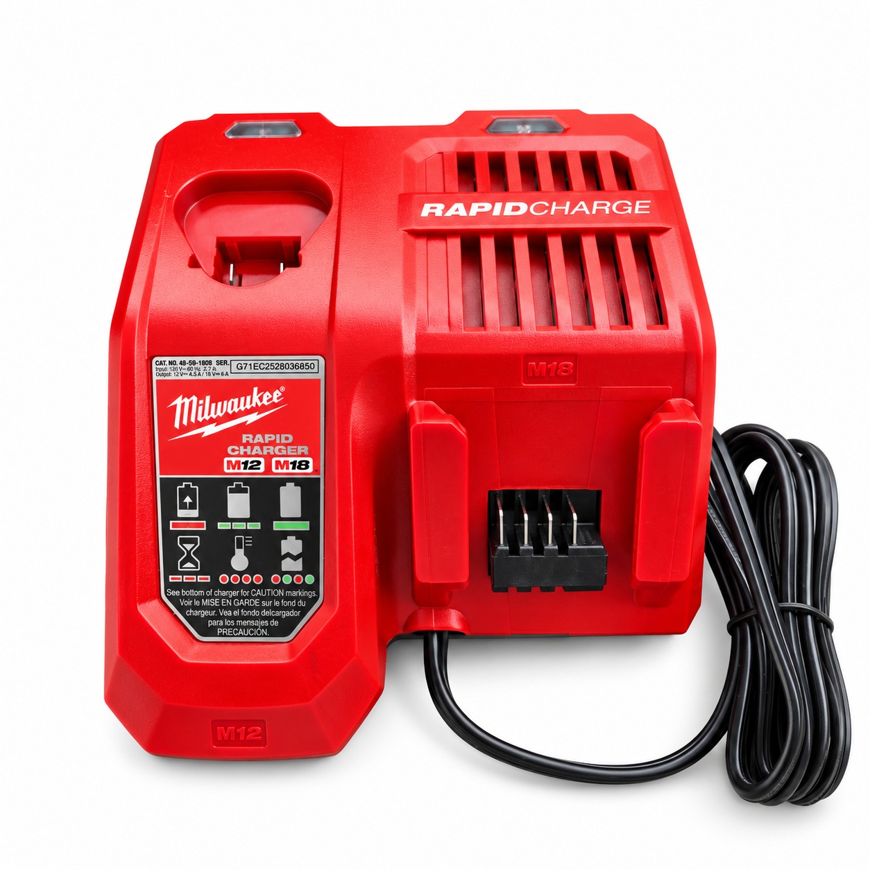 Cargador De Carga Rápida Para Baterías M18 Y M12