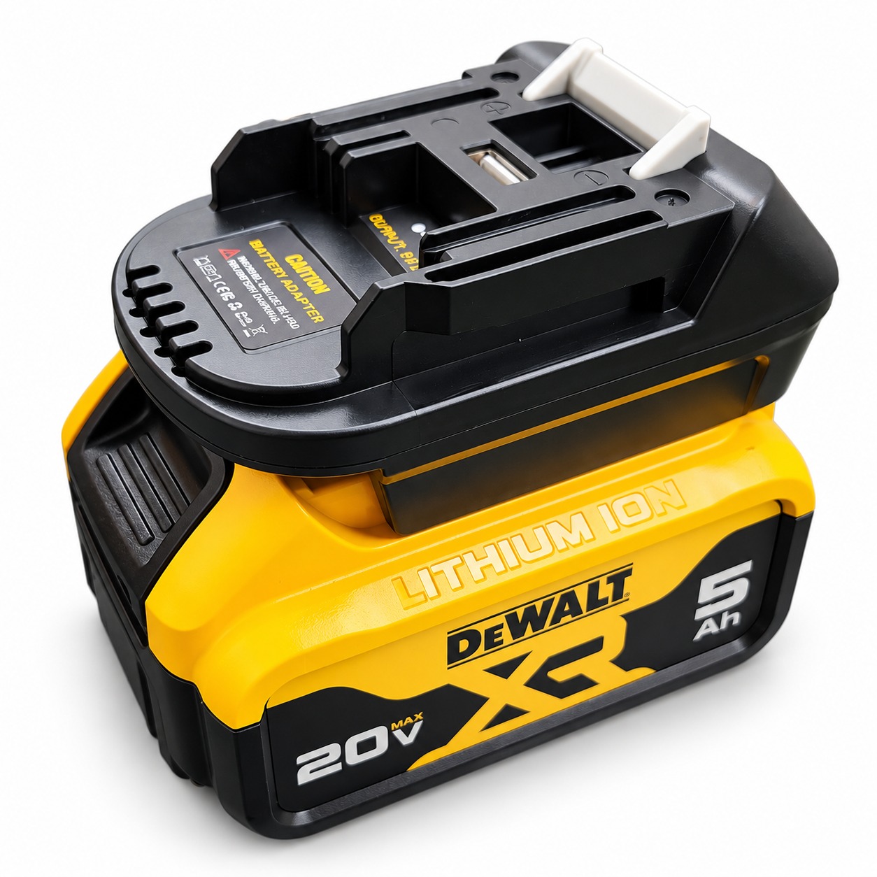 Adaptador Batería Milwaukee M18 / DeWALT 20V A Makita 18V