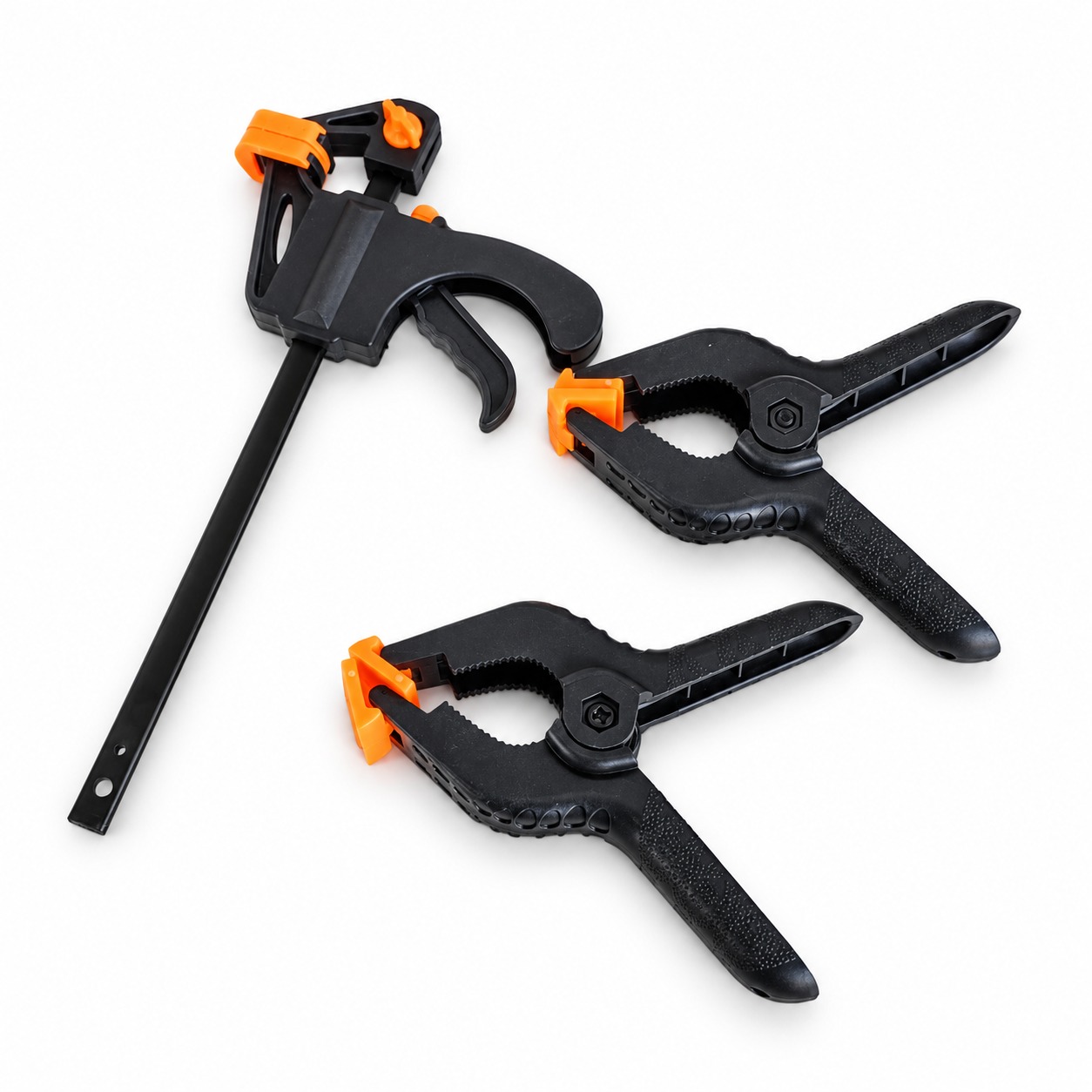 Juego / Kit 2 Pinzas Y 1 Sargento Para Madera