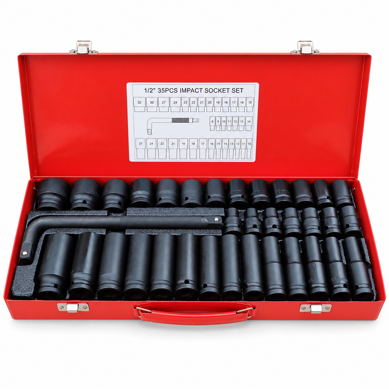 Juego / Kit Dados De Impacto 35 Piezas Estuche