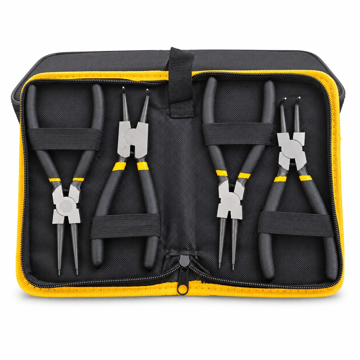 Juego / Kit 4 Pinzas Seguros Estuche
