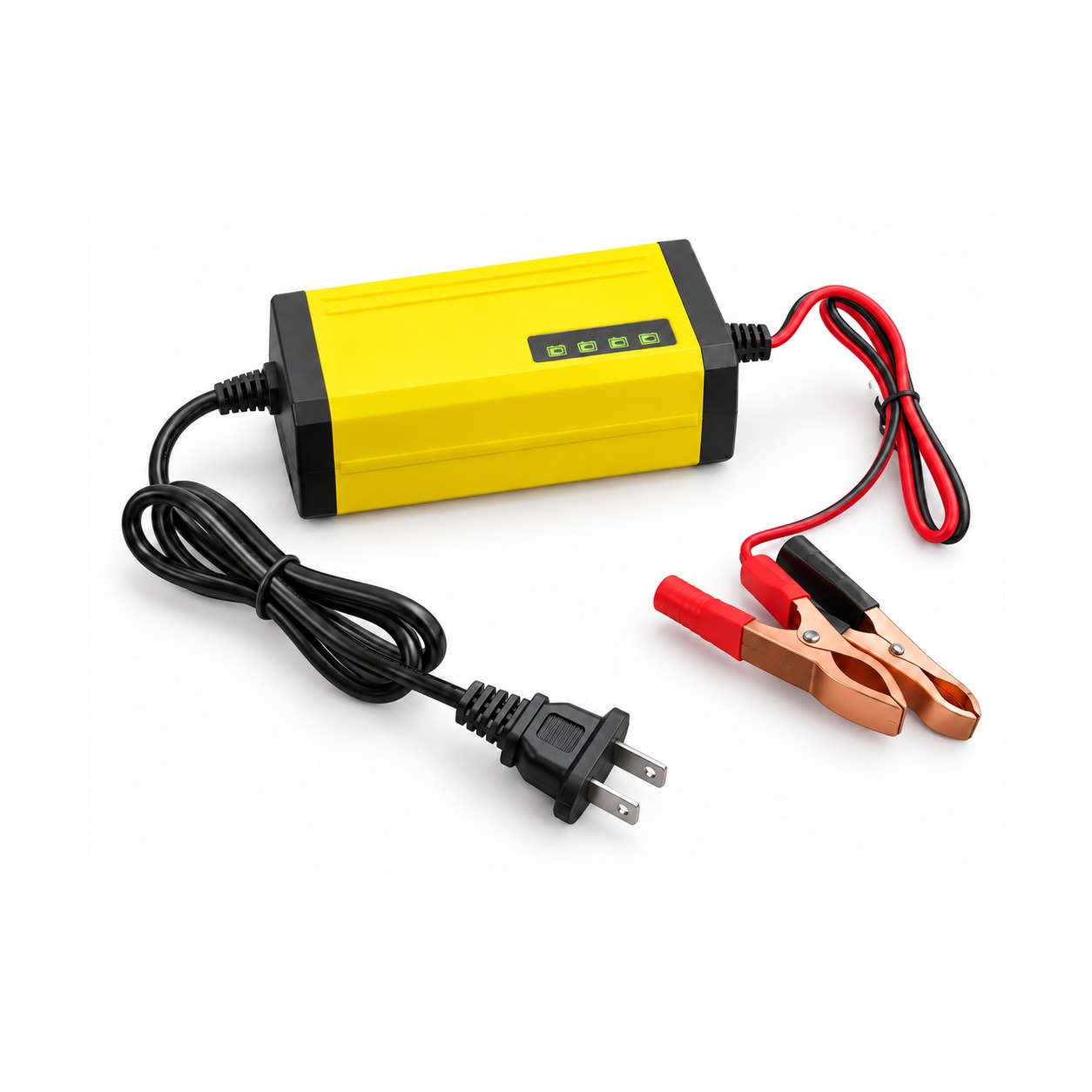 Cargador Baterías Auto Moto 12V Sencillo
