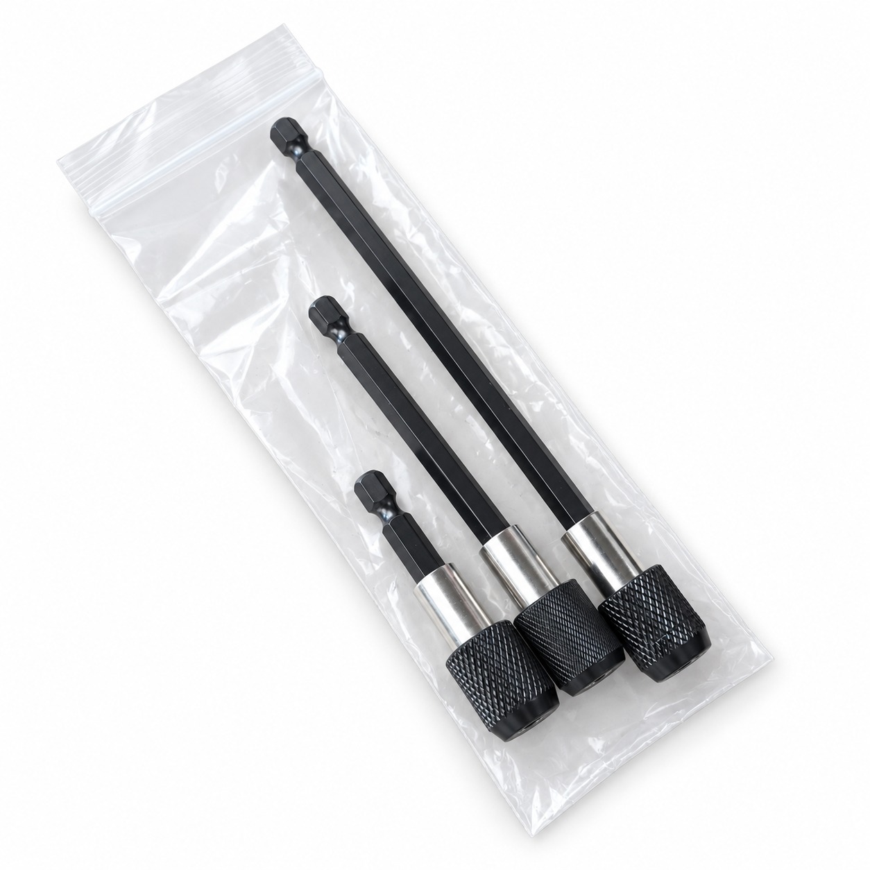 Juego 3 Extensiones Para Atornillador Hexagonal 1/4