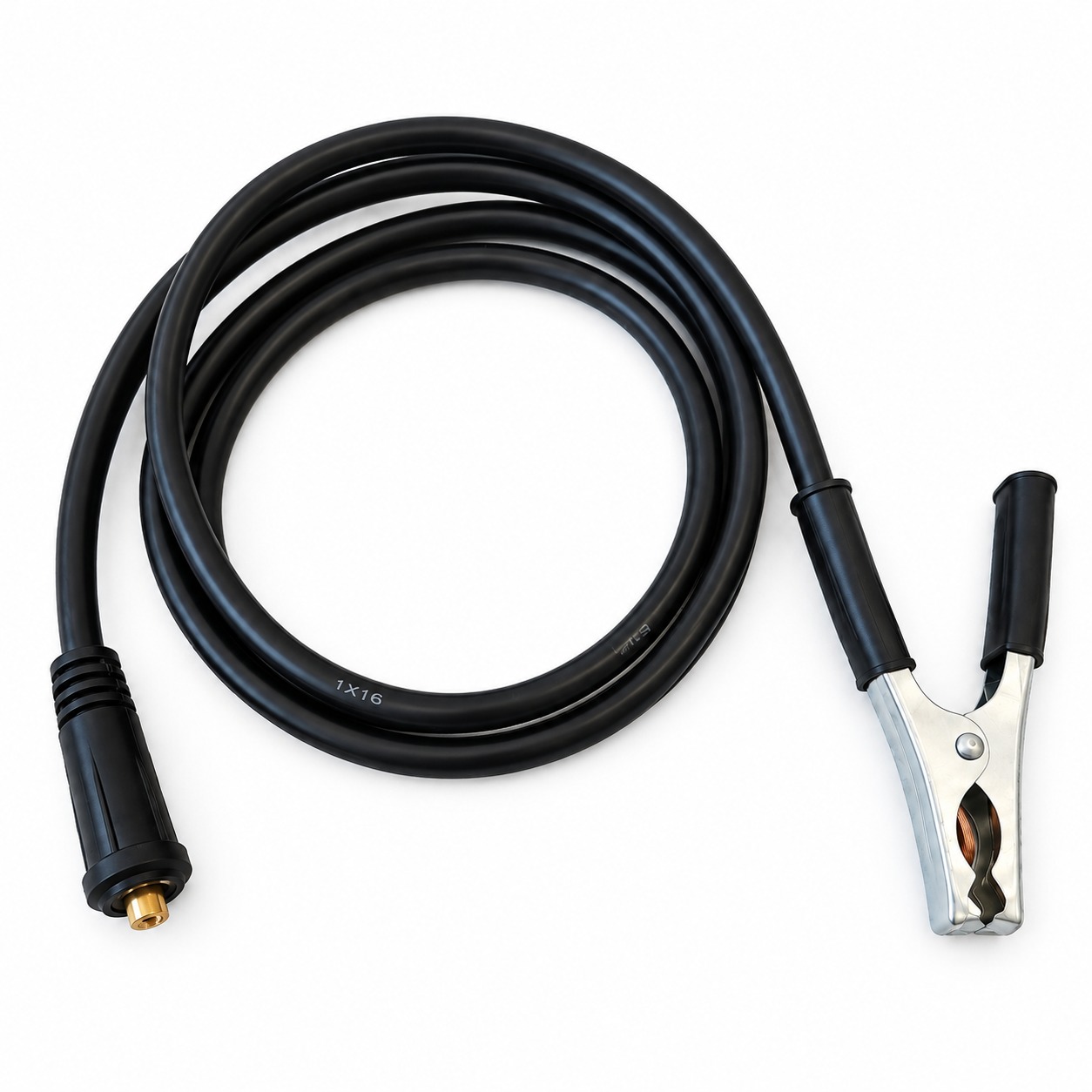 Caimán A Tierra Con Cable Para Soldadora Capacidad 300 Amp