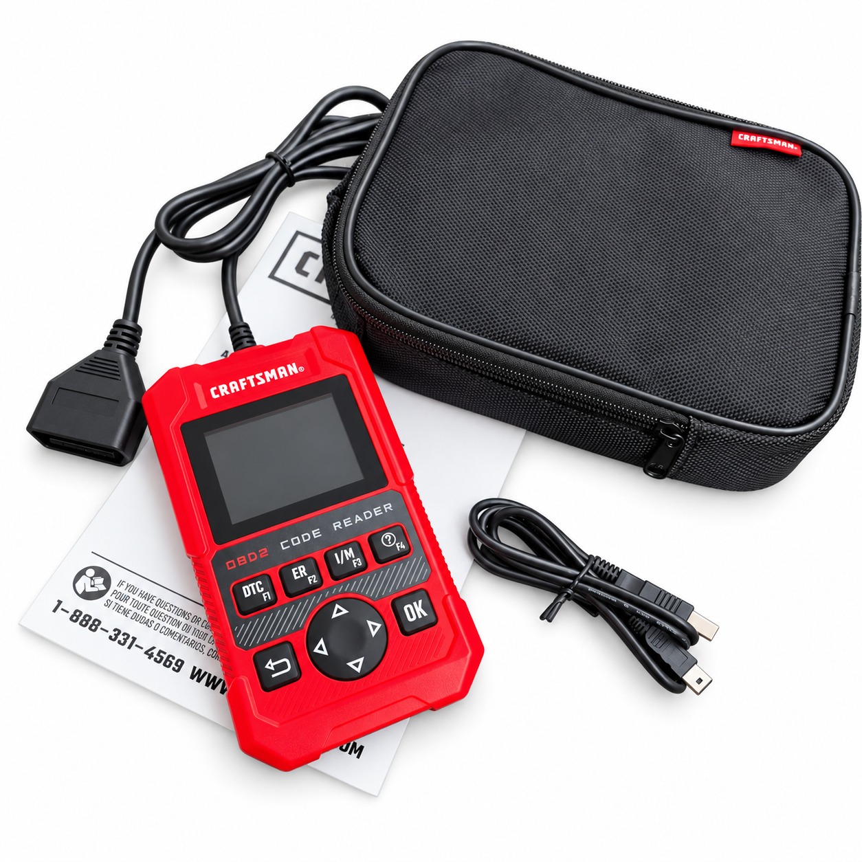 Escáner Automotriz OBD2 Actualizable Con USB Y Estuche