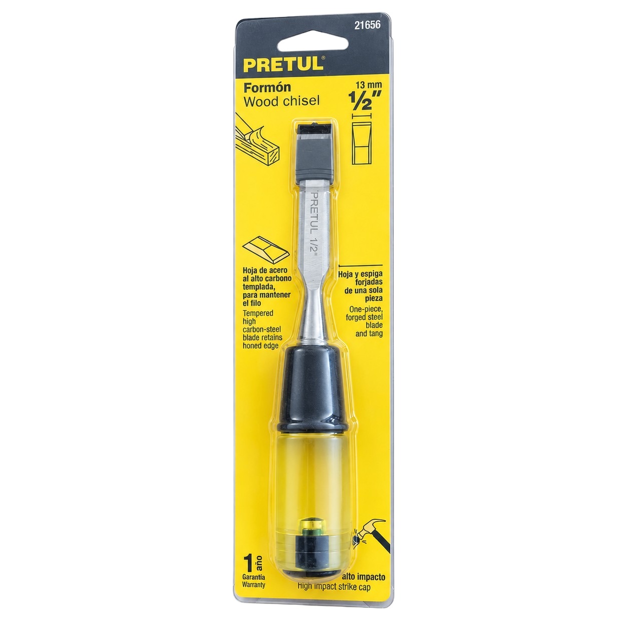 Formón Pretul Para Madera 13 mm (1/2 Pulgada)